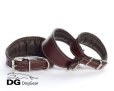 画像4: ”Leather collar キャンペーン！”DG【シンプル】シンプルブラウン (4)